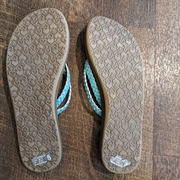 Women's Cobian Leucadia Turquoise Braided Sandals, NWT Size 6 - Picture 4 of 5